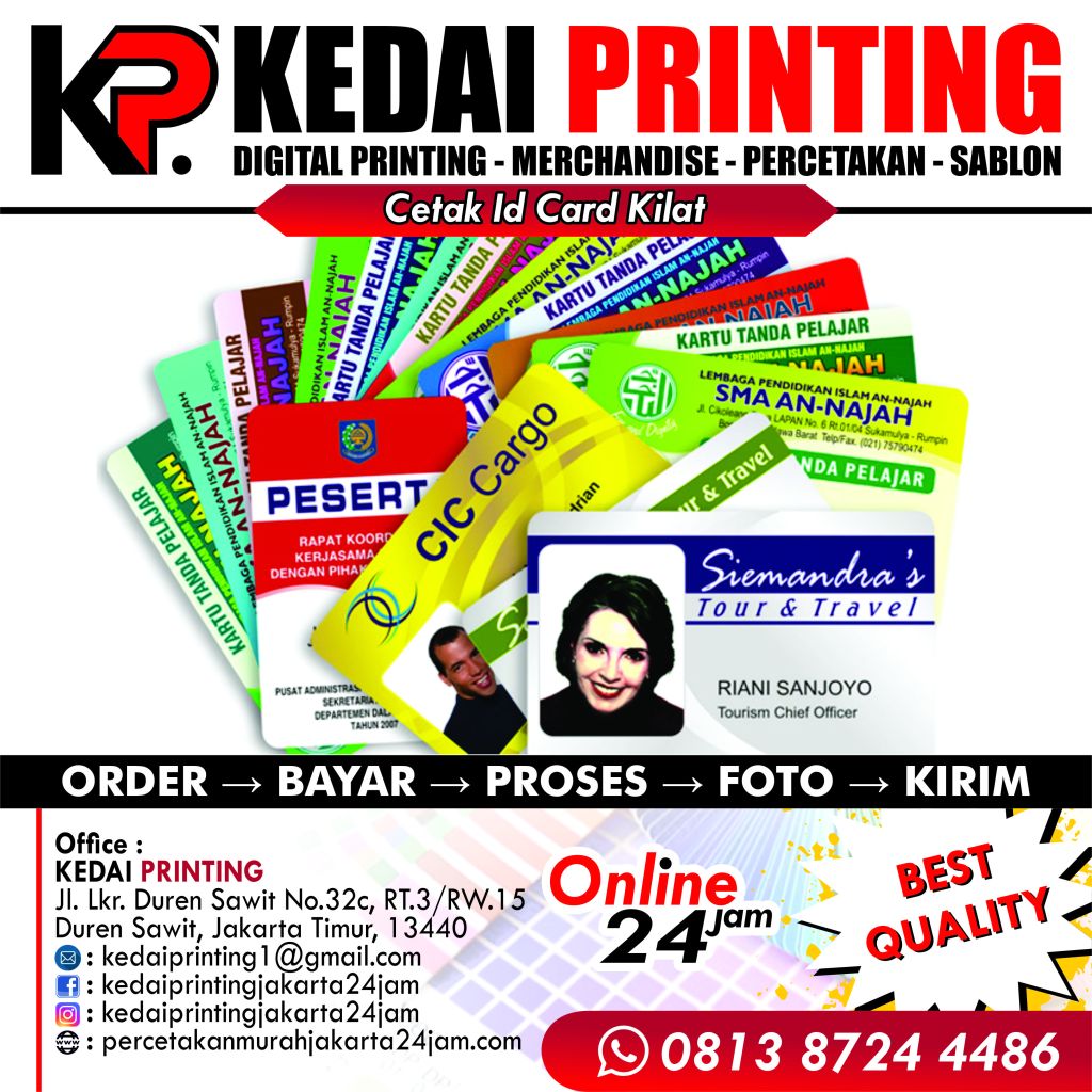 Cetak Id Card Kilat - Kedai Printing