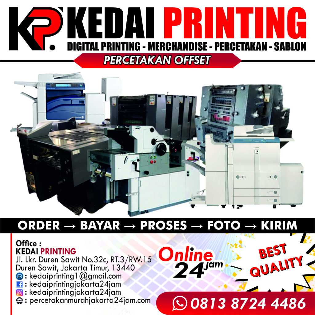 Percetakan Murah Jakarta 24 Jam - Kedai Printing
