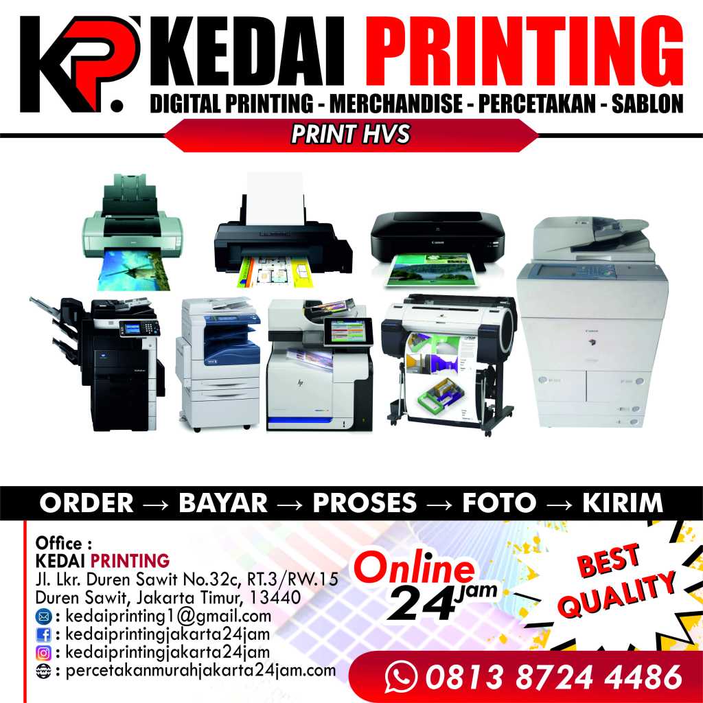 Print Murah Duren Sawit - Kedai Printing